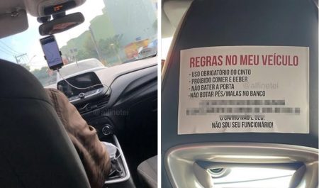mensaje conductora taxi