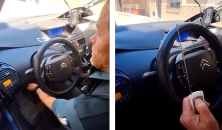 droga coche guardia civil